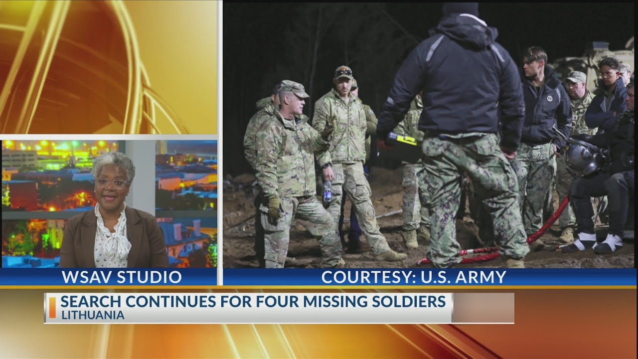 Search continues for missing soldiers - YouTube