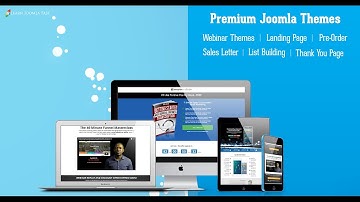 Best Joomla Themes For Webinars, Squeeze Page, Email Marketing and Sales Page