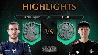 LAST CHANCE! Team Liquid vs G2.iG - HIGHLIGHTS - PGL Wallachia S1 l DOTA2
