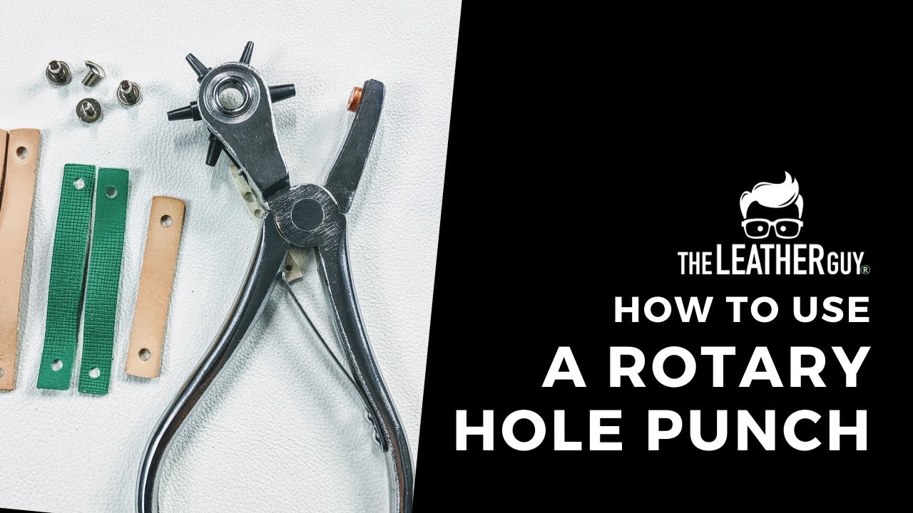 How to Use the BeadSmith Rotating Leather Hole Punch Tool 
