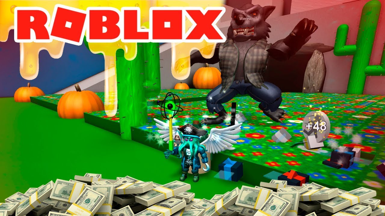 Me Enfrento A Un Hombre Lobo En La Nueva Zona Roblox - 