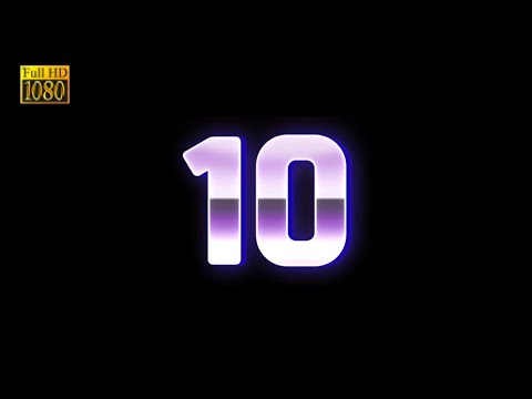 10 second countdown green screen template
