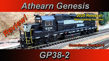 Review! Athearn Genesis GP38-2 with Tsunami 2 DCC & Sound! (NEW 2025 Release)