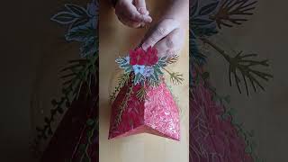 Anleitung Große Origami Glocke Box Falten Stampin Up Weihnachtstraditionen - Shorts