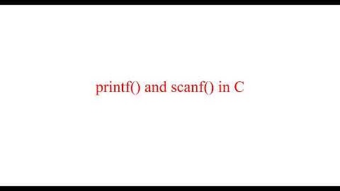 #5 input and output | printf() and sacnf() in C programming language | beginner video tutorials