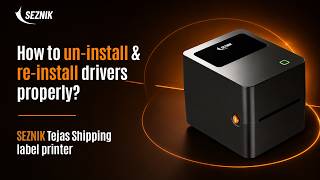 How to un-install & re-install drivers properly? | Windows | Connect to PC | Tejas Label Printer