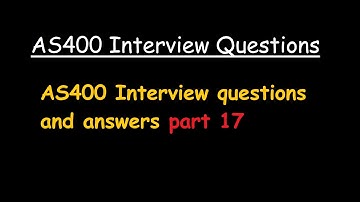 AS400 Interview questions and answers part 17