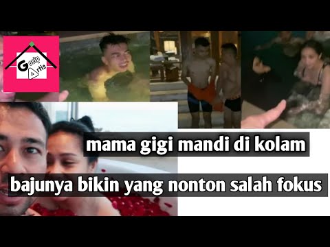 Nagita Slavina mandi setengah telanjang