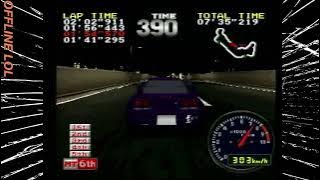 Tokyo Highway Battle (PS2) Level Speedrun: Kosoku Wangan (Class B Modified/9 Laps) - 16:36.992 (WR)