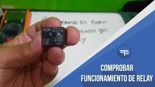 Como comprobar funcionamiento de RELAY  Practico