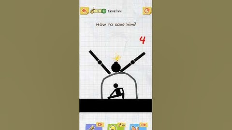 Draw 2 save || Level 44 - #shorts #draw2save #drawing #gameplay #androidgames #iosgames