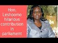Hon Leshoomo Hilarious Contribution In Parliament Hon Leshoomo Hilarious Contribution In Parliament