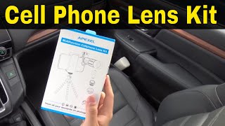 Apexel Cell Phone Lens Kit Review-Comes With Lenses And Tripod