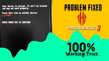 Nubia Red Magic 3/3S Unbrick Tool | The device is  corrupt | problem fix