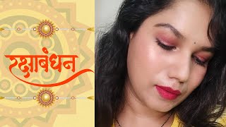 ♦Raksha Bandhan Look 2023 | Simple Makeup Look In 5 Minute screenshot 3