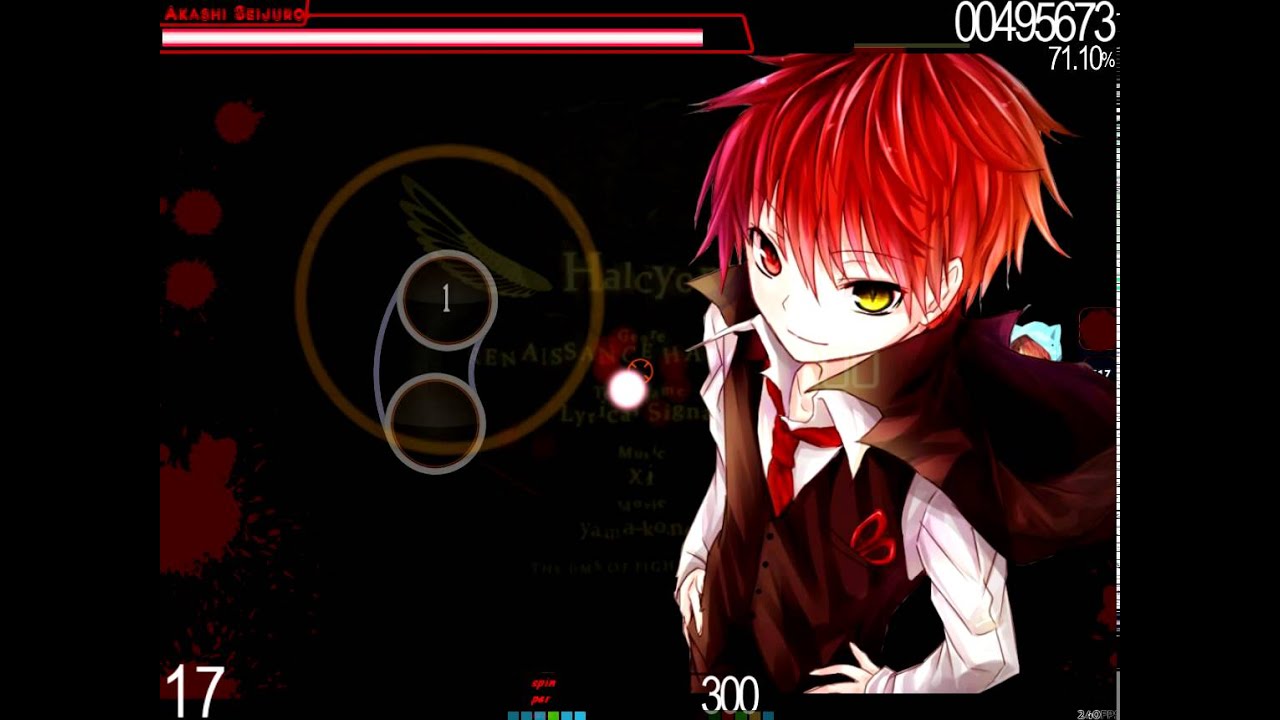 Making Osu Skin 赤司征十郎akashi Seijuro 剪刀亂飛啦 Youtube