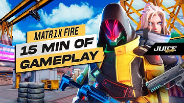 Matr1x Fire  - 15 Min of Gameplay | Mobile FPS Like Valorant