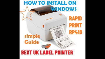 2022 New Easy Windows Install for RAPID PRINT Label Printer UK Shipping Postage Machine RP410.