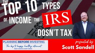 10 Types of Income the IRS Doesn't Tax #retirement #retirementplanning #taxesinretirement