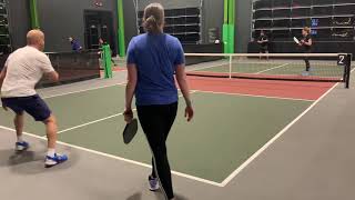 4.0 Mixed Pickleball Cameron Tucker & Kim Knotts vs Jen R and Ben Meyer game 2/3