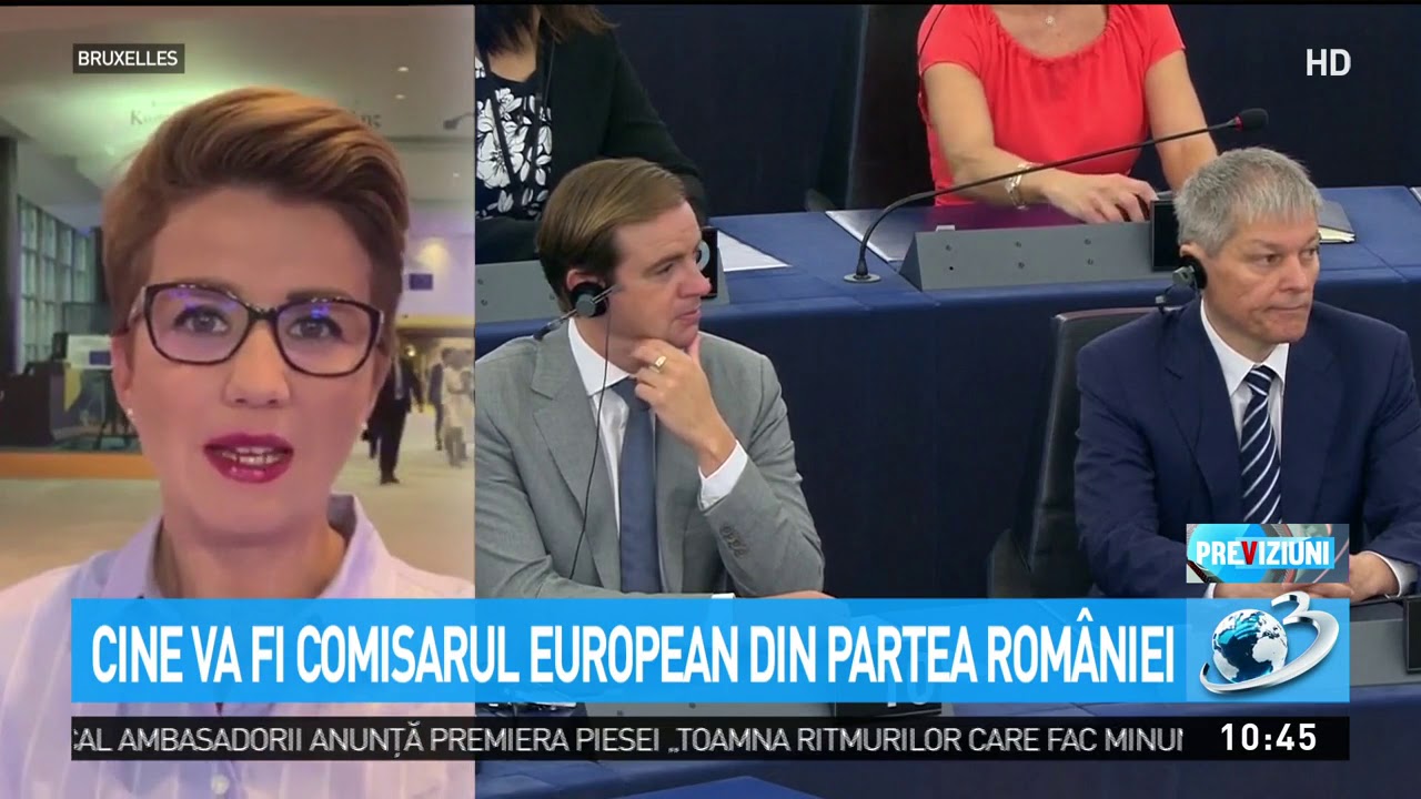 Cine Va Fi Comisarul European Din Partea Romaniei Youtube