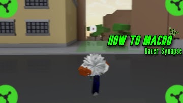 How To Macro Using Razer Synapse (UPDATED EDITION) #roblox #viral #viralvideo #dahood