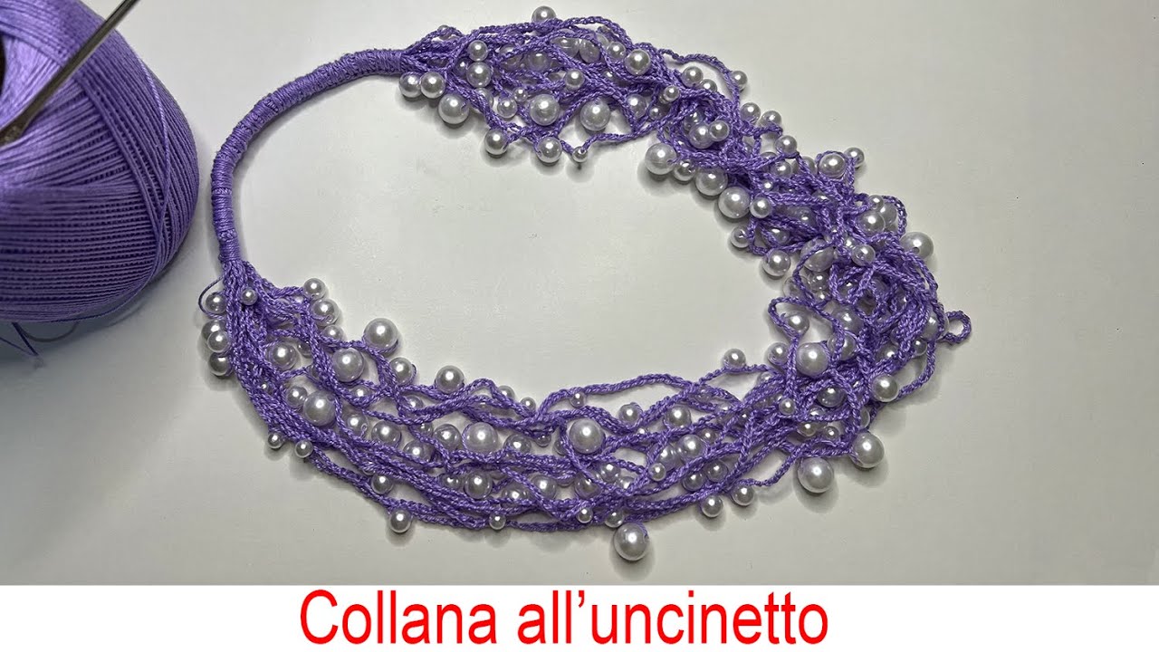 Collana numero 9 all'uncinetto