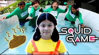 SQUID GAME PARODI DI KOLAM RENANG, AWAS ADA EE !! LAMPU MERAH LAMPU HIJAU | CnX Adventurers