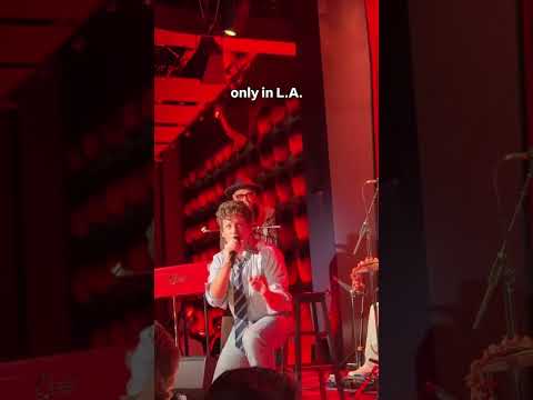 Charlie Puth performing with Jeff Goldblum at Whatever’s Clever show at Blue Note LA | Oct 17, 2025