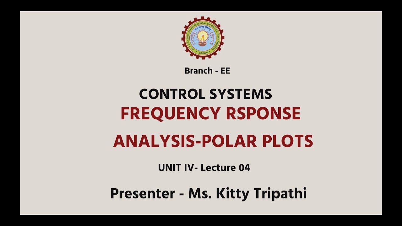 Control Systems | Frequency Response Analysis- Polar Plots Part-2| AKTU ...