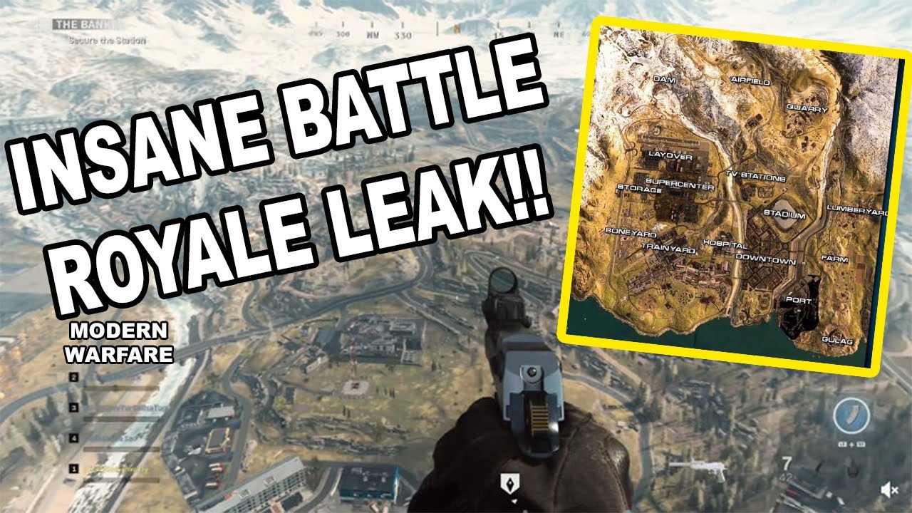 BATTLE ROYALE MODE MAP LEAKED EARLY!!! (MODERN WARFARE) - YouTube