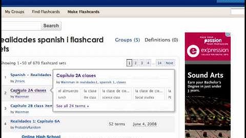Quizlet Exporting Existing Sets