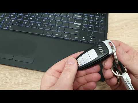 How to replace battery in AUDI key – A6 2019 C8, key batteries replacement DIY