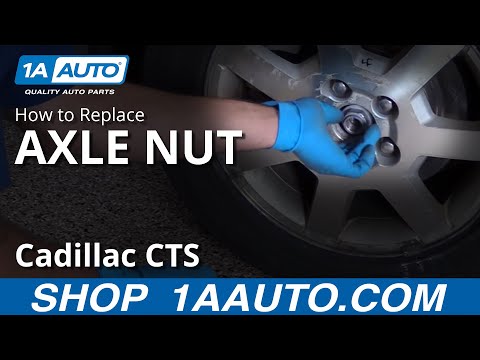 How to Replace Install Axle Nut 2005 Cadillac CTS