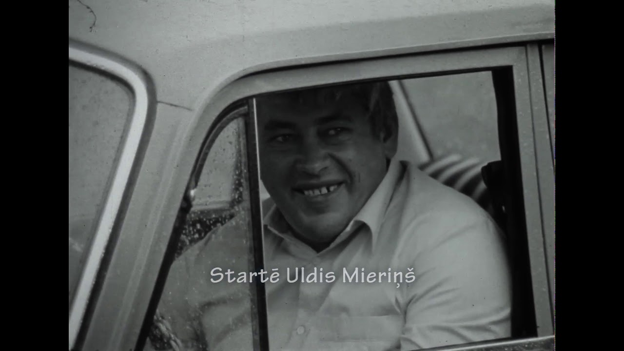 Autoveiklības sacensības Jaunpagastā 1987. gadā.