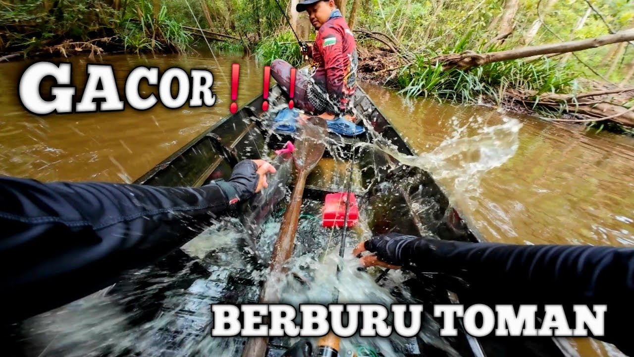 PANIK ❗️ DI PERAHU KECIL TEMAN STRIKE TOMAN BABON ❗️❗️❗️