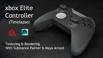 Lets Texture a Xbox Elite Color in Substance Painter and Maya