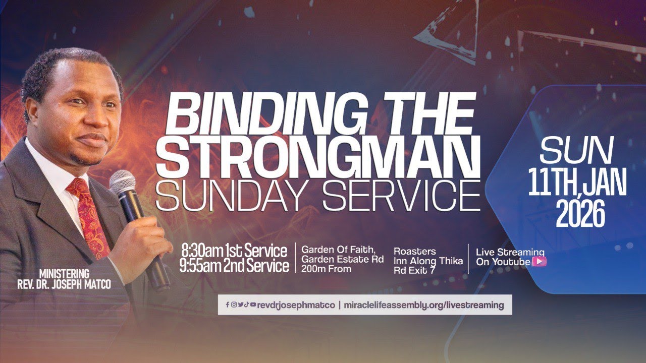 BINDING THE STRONGMAN || SUNDAY 1ST SERVICE  || 11TH JAN 2026