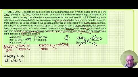 ENEM 2022 = Gems and Coins in game packs