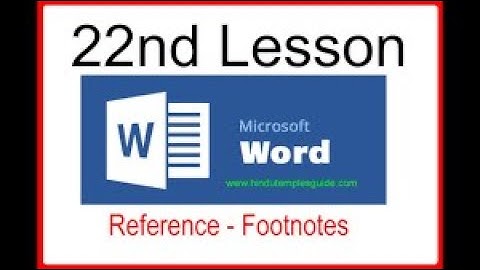 microsoft word 2013 references tab in English
