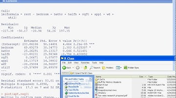 R how to paste tables and diagnostic plots.avi