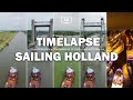 From Rotterdam to Amsterdam in 10 minutes: a 4k sailing timelapse