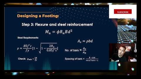 Design of Square Footing (with Axial and Bending Moment Loads)