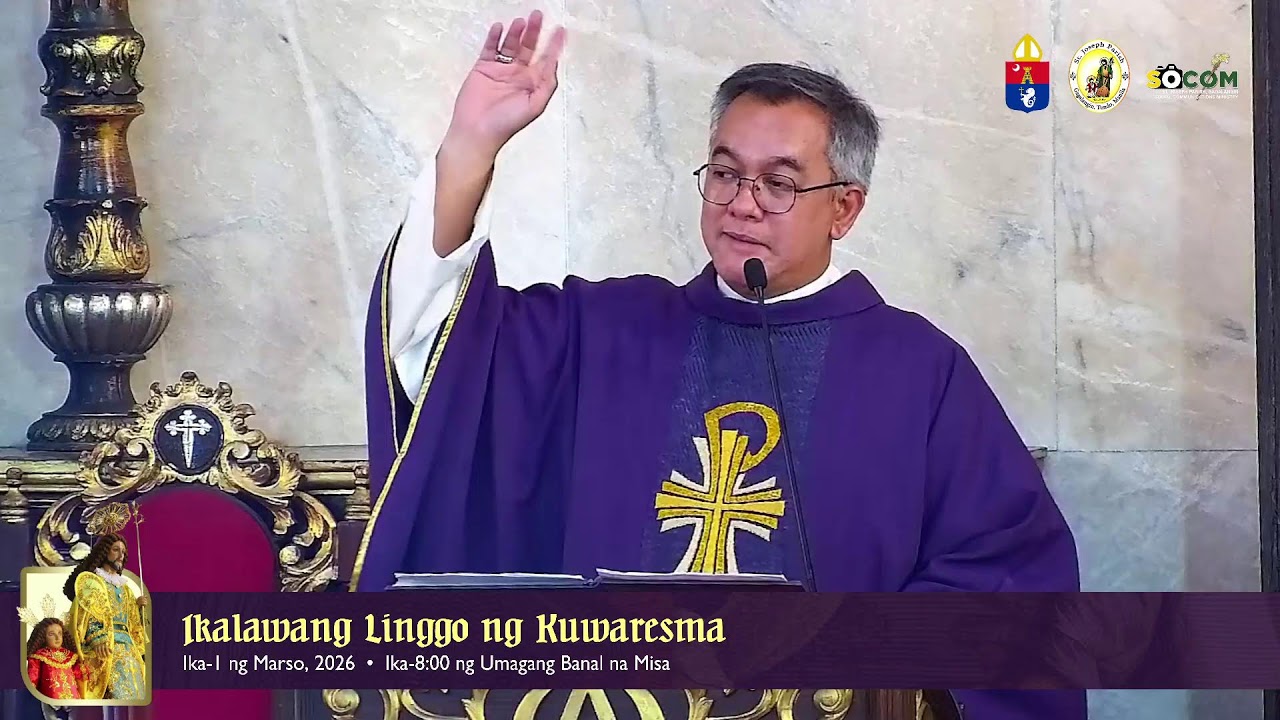 LIVE: Ikalawang Linggo ng Kuwaresma (Marso 1, 2026 - 8:00 AM Mass)
