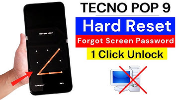 Tecno Pop 9 Hard Reset Without Pc | Easy Way To Unlock Tecno Pop 9 Remove Pattern/Password/Pin Lock