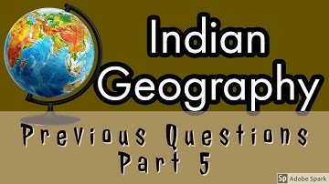 LDC-VEO kerala Psc Previous Questions Indian Geography   solved question paper part 5
