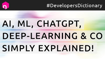 AI, Machine Learning, ChatGPT, Deep Learning & co. simply explained! // English