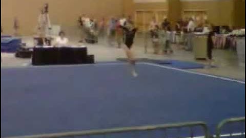 2012 Eleni Karras- Regionals Floor Exercise- 9.60