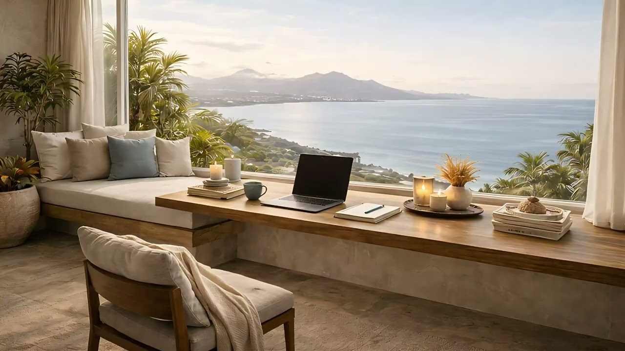 Morning Light Over the Sea – Calm Piano for Deep Work & Focus