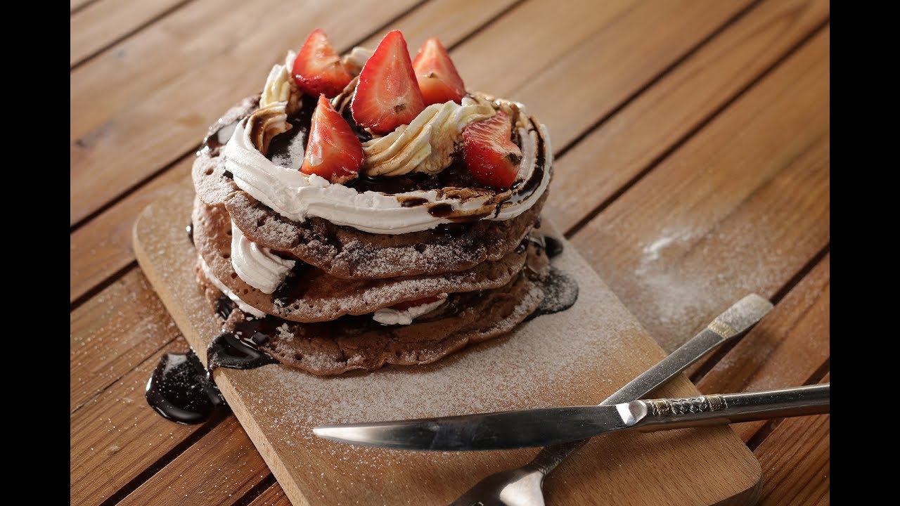 Double Chocolate Pancake | Sanjeev Kapoor Khazana